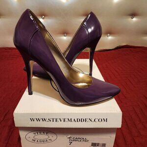 Women's size 7 Steve Madden Purple Patent Pump